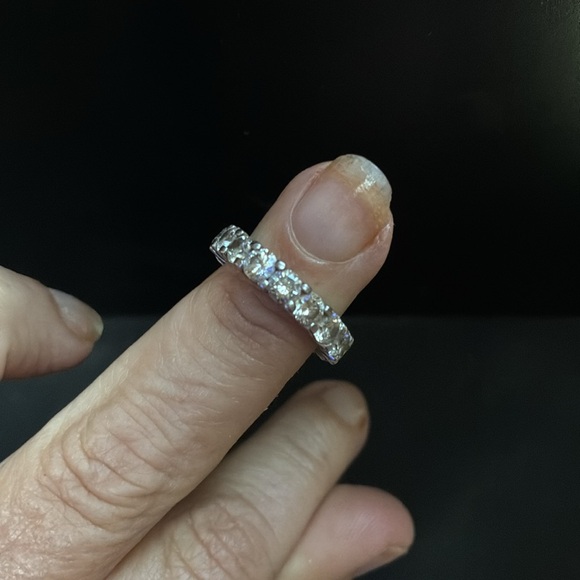 Eternity diamond ring size 5 - Picture 6 of 6